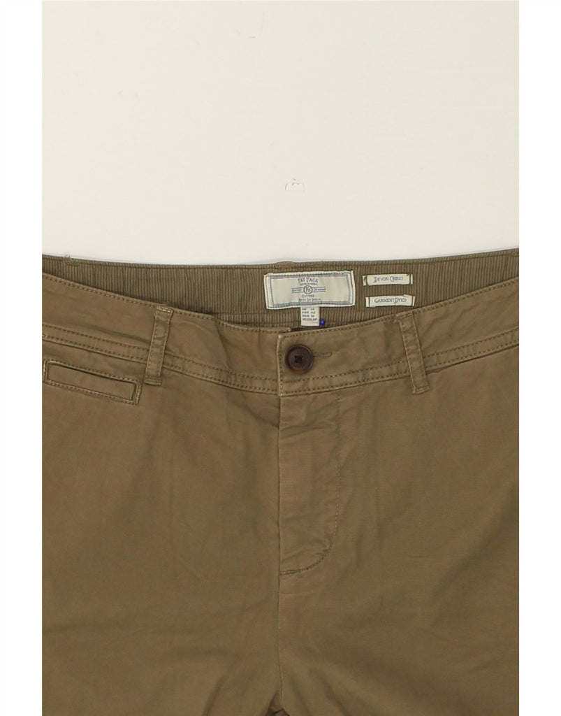 FAT FACE Womens Devon Slim Chino Trousers UK 14 Large W34 L25  Brown | Vintage Fat Face | Thrift | Second-Hand Fat Face | Used Clothing | Messina Hembry 