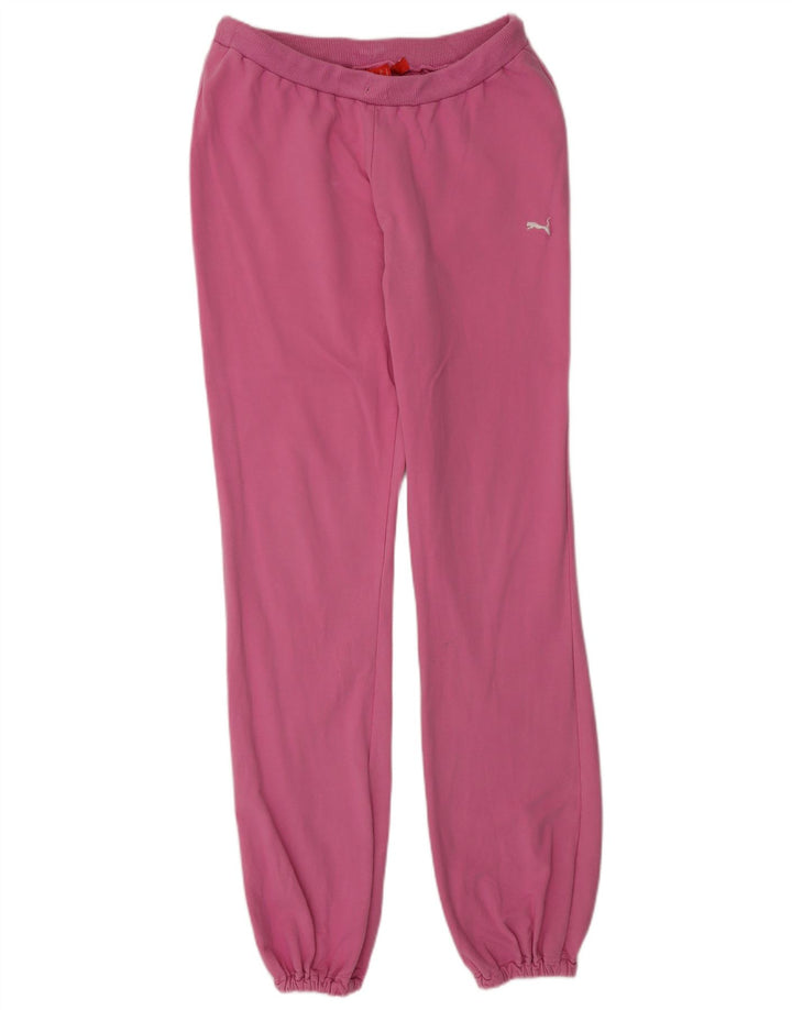 Puma Mens Tracksuit Trousers Joggers UK 10 Small Pink