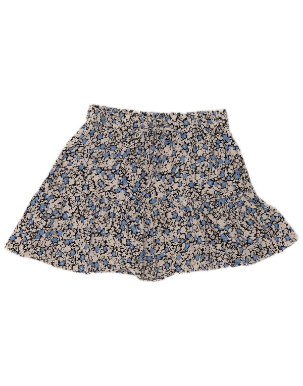 Zara Womens Hot Pants Small W26 Multicoloured Floral Viscose