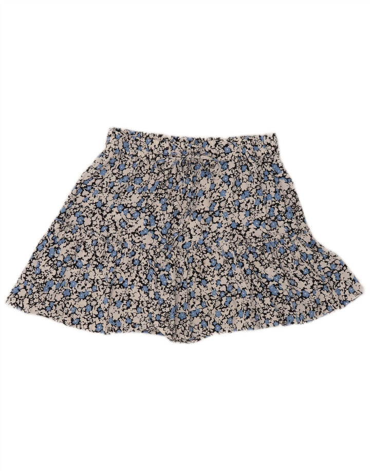 Zara Womens Hot Pants Small W26 Multicoloured Floral Viscose