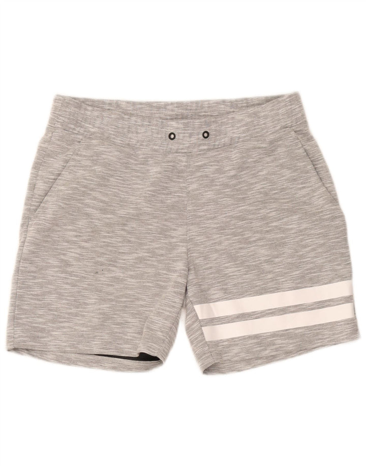 Jack & Jones Mens Sport Shorts Medium Grey Flecked Cotton