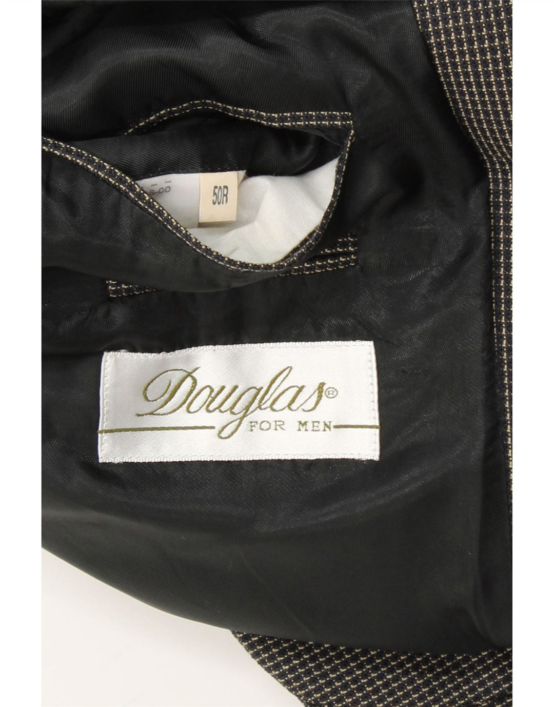 DOUGLAS Mens Slim 3 Button Blazer Jacket IT 50 Large Grey New Wool Vintage Douglas and Second-Hand Douglas from Messina Hembry 
