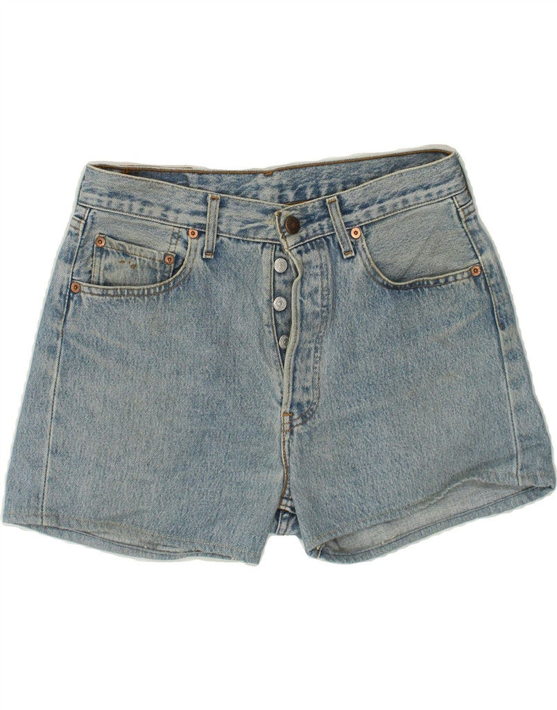 LEVI'S Womens Denim Shorts W31 Medium Blue Cotton | Vintage Levi's | Thrift | Second-Hand Levi's | Used Clothing | Messina Hembry 