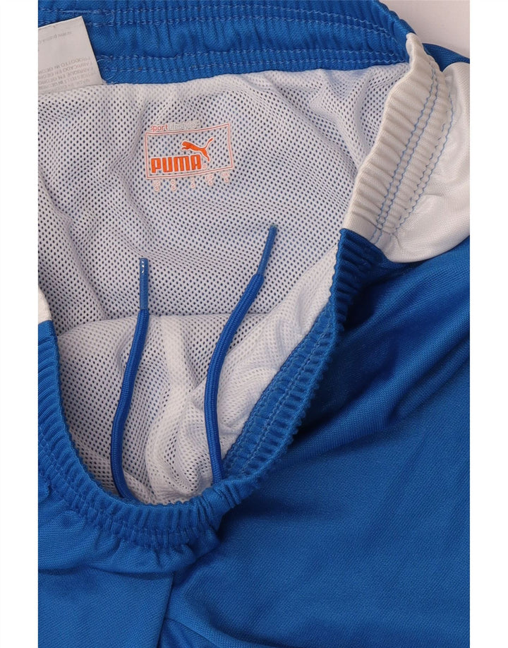 Puma Mens Sport Shorts Small  Blue Colourblock