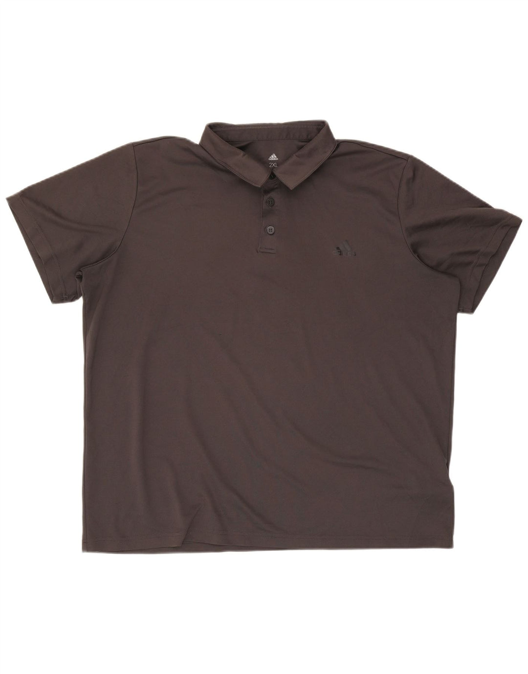 Adidas Mens Climalite Polo Shirt 2XL Grey Polyester