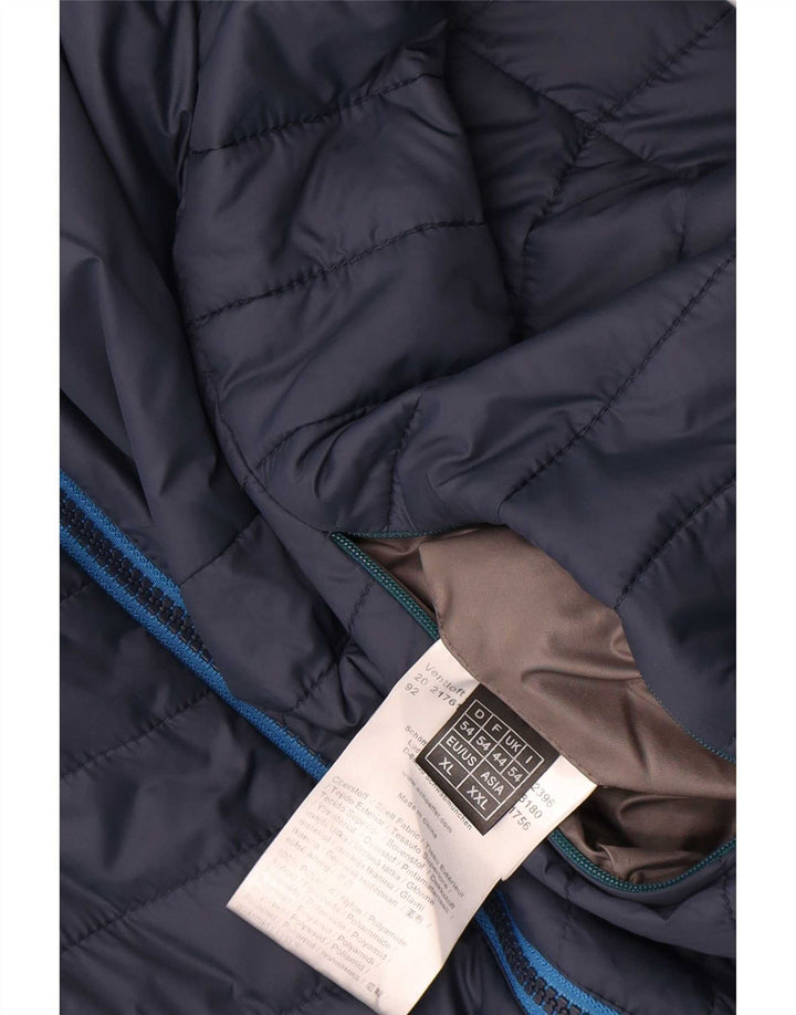 Schoffel Mens Padded Jacket UK 44 2XL Navy Blue Polyamide