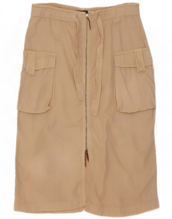 Cerruti 1881 Womens Cargo Skirt IT 42 Medium W30 Beige