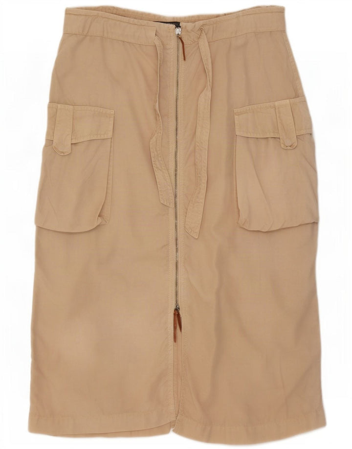 Cerruti 1881 Womens Cargo Skirt IT 42 Medium W30 Beige
