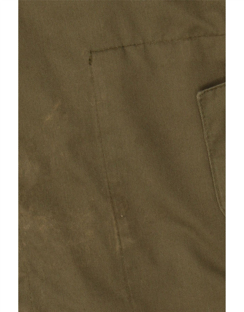 VINTAGE Mens Hooded Military Windbreaker Coat UK 36 Small Green Polyester Vintage Vintage and Second-Hand Vintage from Messina Hembry 