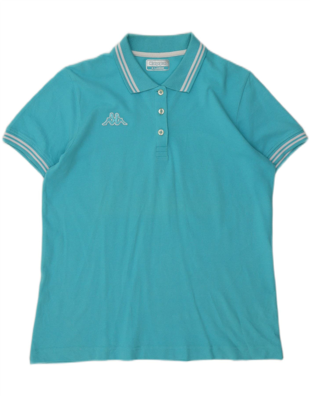 KAPPA Womens Polo Shirt UK 18 XL Blue