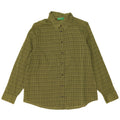 Benetton Womens Shirt UK 16 Large Green Geometric
