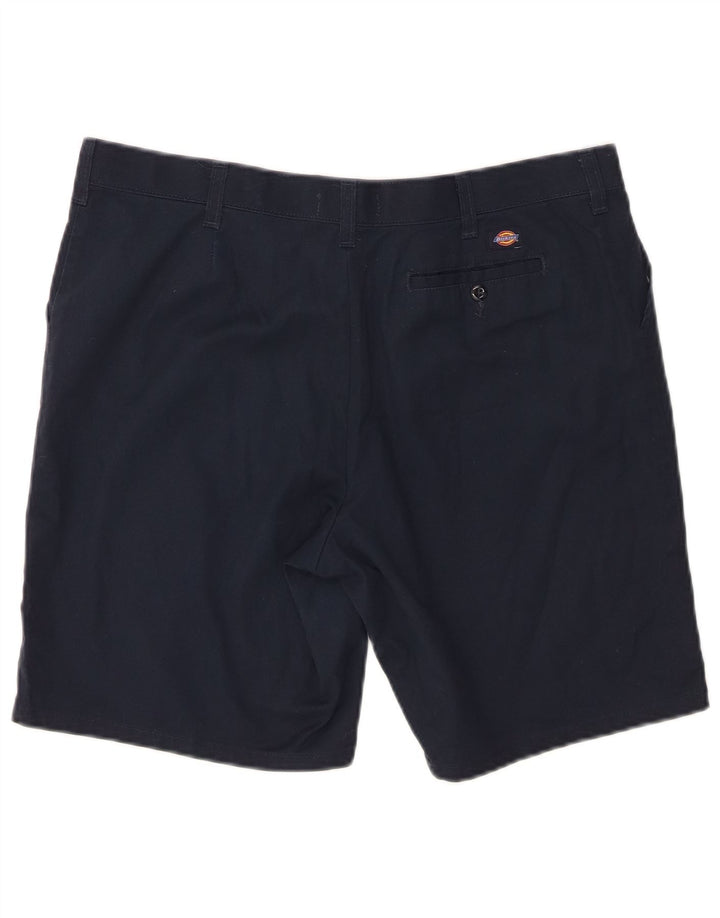 DICKIES Womens Chino Shorts US 16 2XL W36  Navy Blue Polyester