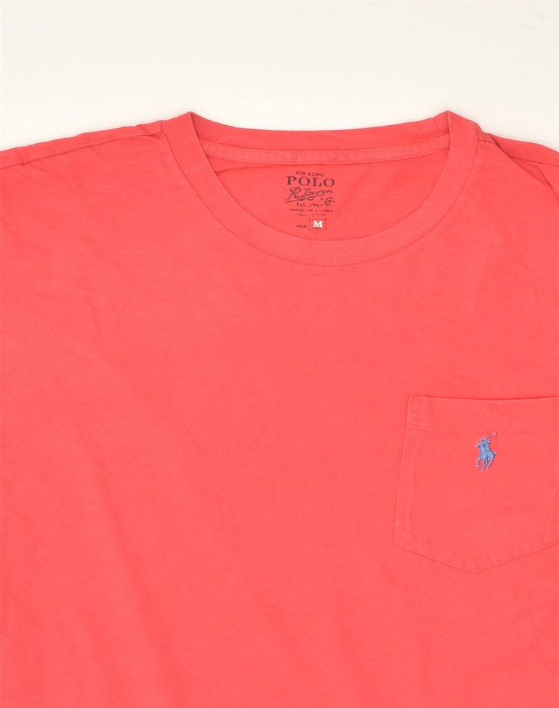 POLO RALPH LAUREN Mens T-Shirt Top Medium Red Cotton | Vintage Polo Ralph Lauren | Thrift | Second-Hand Polo Ralph Lauren | Used Clothing | Messina Hembry 