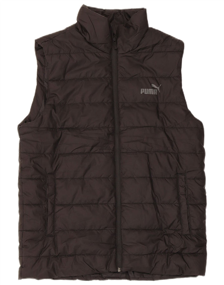 Puma Mens Padded Gilet UK 36 Small Black Polyester