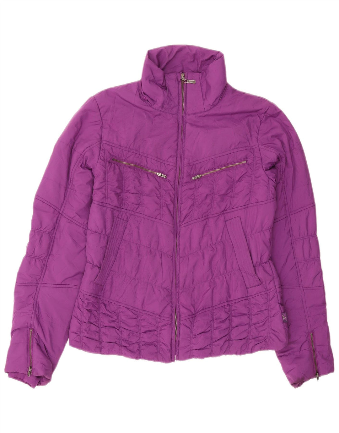 Prana Womens Padded Jacket UK 16 Large Purple Polyester