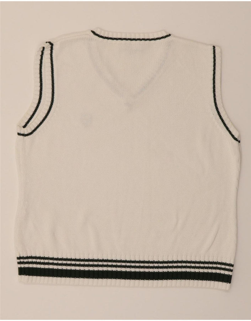 BASLER Womens Weekend Vest Tank Top EU 42 Large White Cotton Vintage Basler and Second-Hand Basler from Messina Hembry 