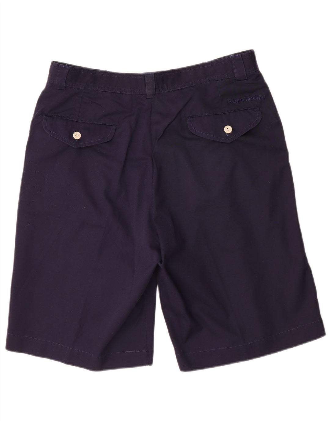 Sergio Tacchini Mens Pegged Chino Shorts IT 50 Large W32 Navy Blue