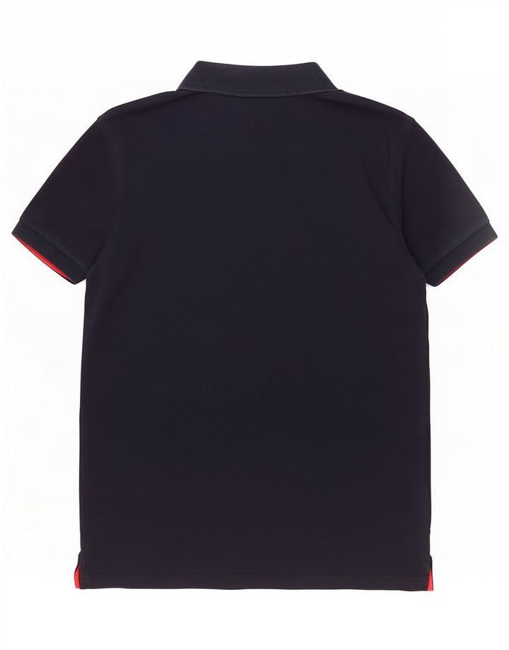 Gant Mens Polo Shirt Medium Navy Blue Cotton