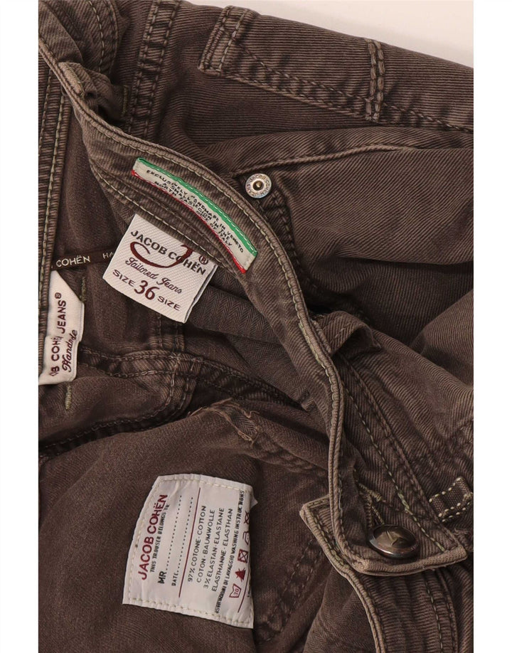Jacob Cohen Mens Slim Jeans W36 L30 Grey Cotton