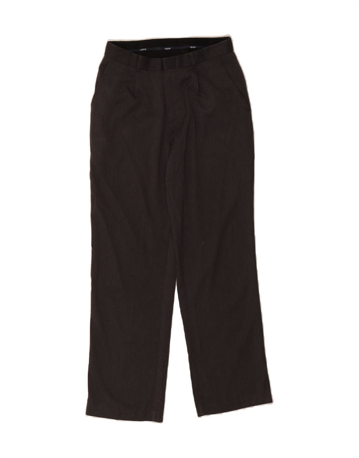 IZOD Boys Straight Chino Trousers 13-14 Years W28 L28 Grey Polyester Vintage Izod and Second-Hand Izod from Messina Hembry 