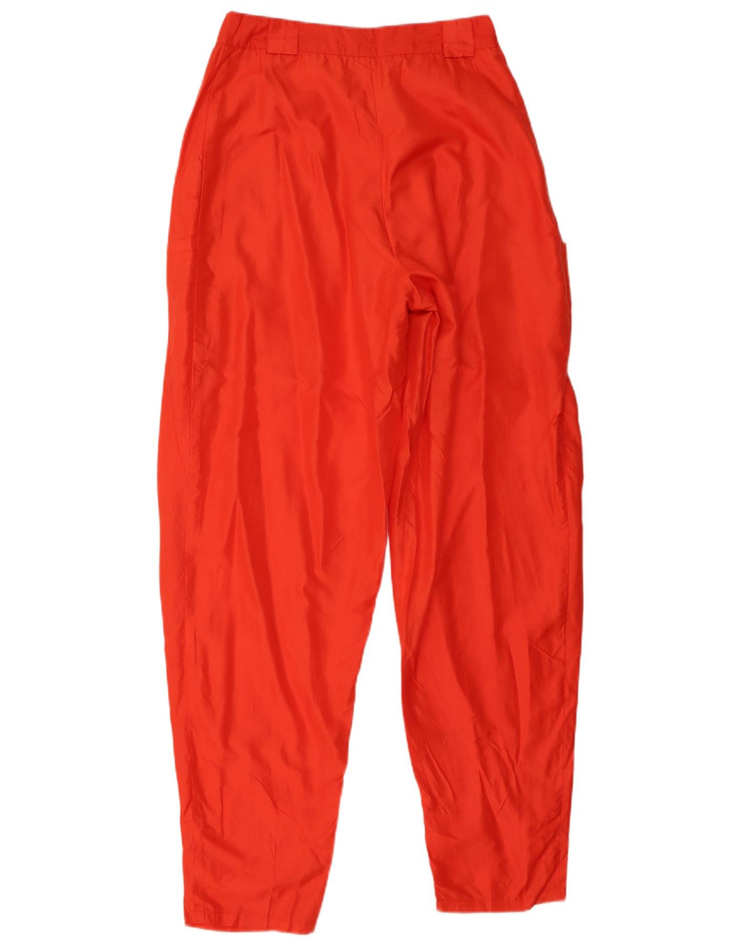 Vintage Womens Tapered Cargo Trousers IT 40 Small W26 L32 Red Silk