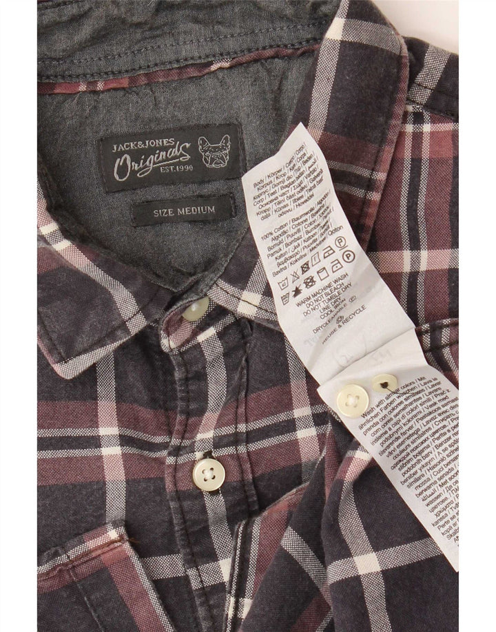 Jack & Jones Mens Shirt Medium Multicoloured Check Cotton