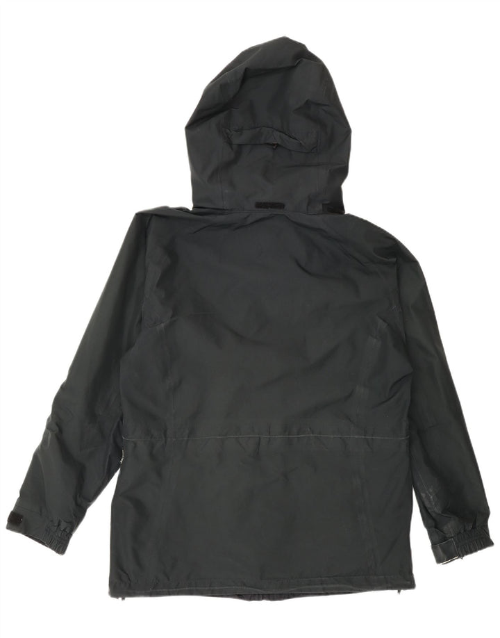 Berghaus Womens Hooded Oversized Rain Jacket UK 10 Small  Black Polyester