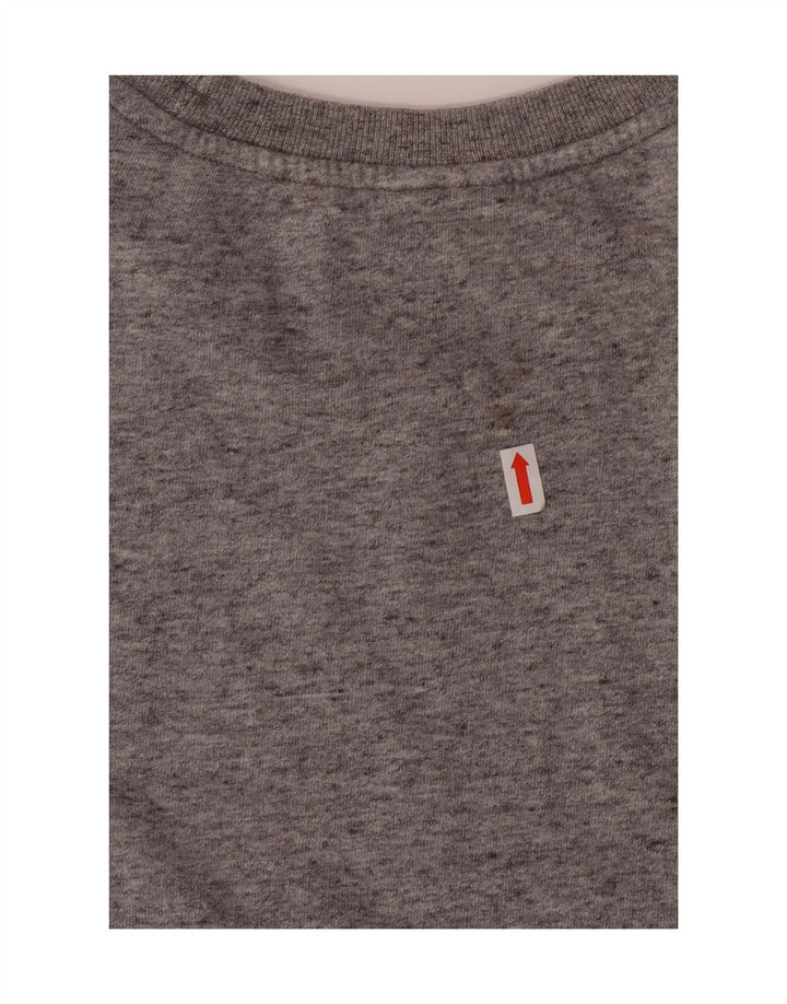 CHAMPION Mens Graphic Sweatshirt Jumper Small Grey Cotton Vintage Champion and Second-Hand Champion from Messina Hembry 