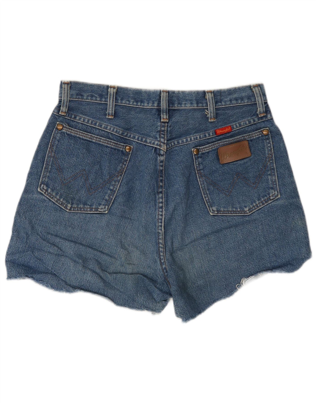Wrangler Womens Denim Shorts W30 Medium Blue Cotton