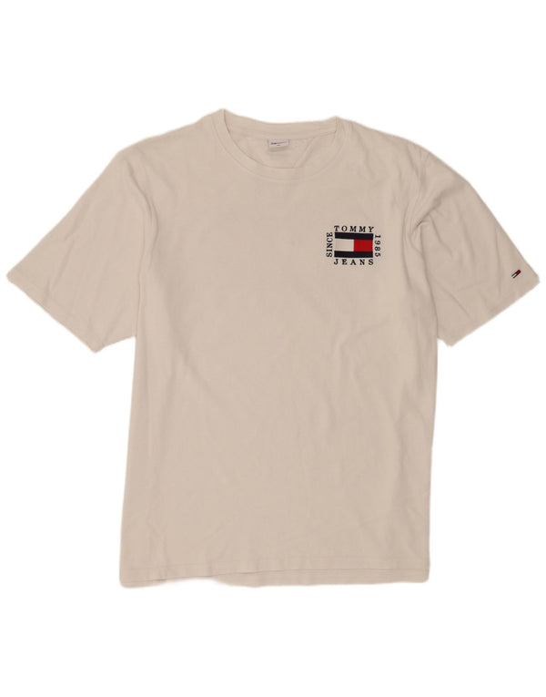 Tommy Hilfiger Mens Graphic T-Shirt Top 3XL White Cotton