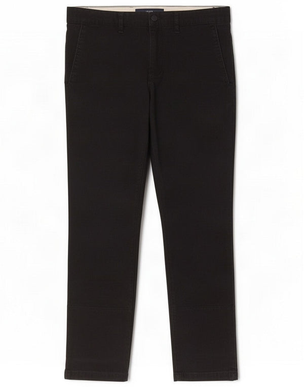 Zara Mens Straight Chino Trousers EU 38 Small W30 L29 Black