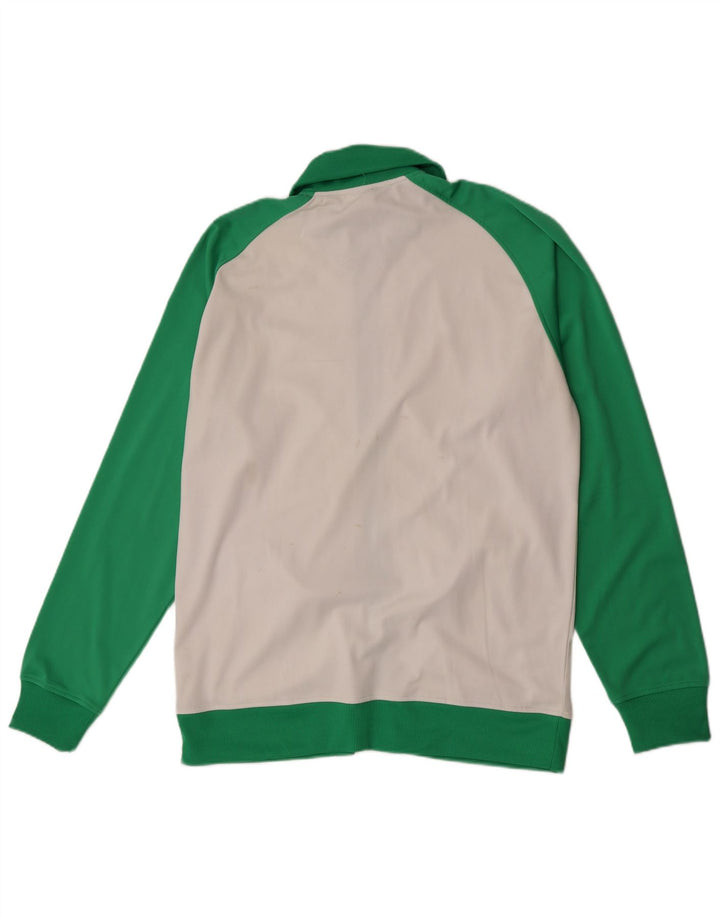 Ellesse Womens Tracksuit Top Jacket UK 20 2XL White Colourblock Polyester