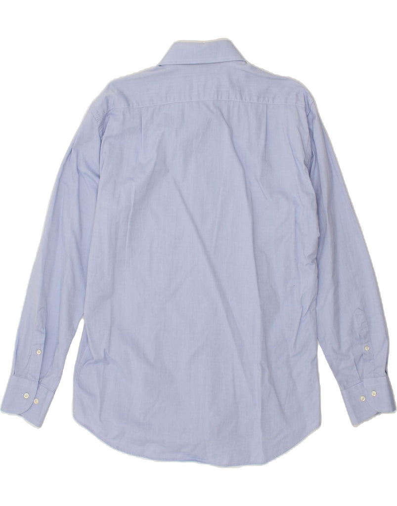 ROCCOBAROCCO Mens Shirt Size 16 Large Blue Cotton Vintage Roccobarocco and Second-Hand Roccobarocco from Messina Hembry 