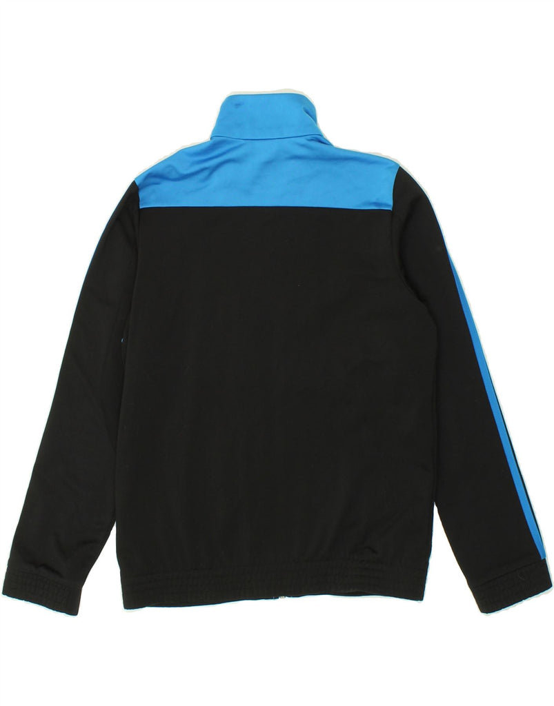 ADIDAS Boys Tracksuit Top Jacket 11-12 Years Black Colourblock Polyester | Vintage Adidas | Thrift | Second-Hand Adidas | Used Clothing | Messina Hembry 