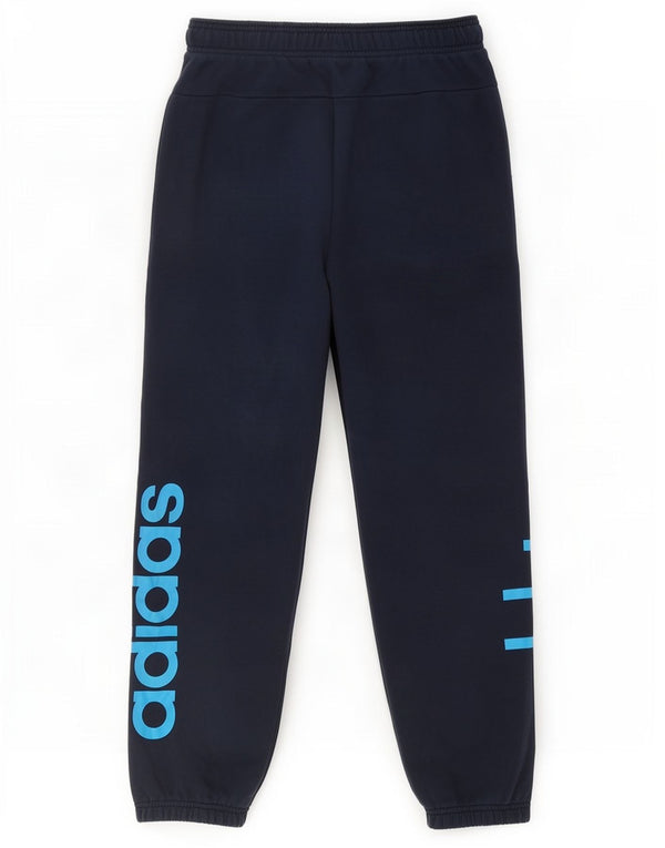 Adidas Girls Graphic Tracksuit Trousers Joggers 14-15 Years Navy Blue