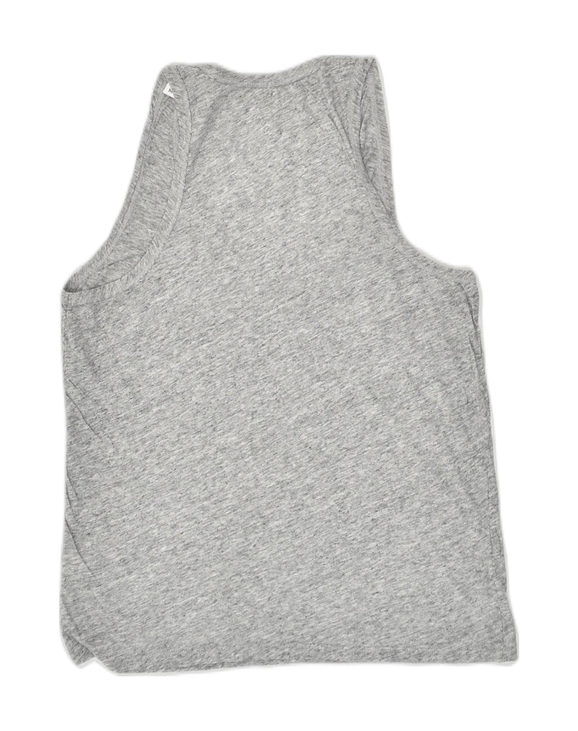 J. CREW Womens Vest Top UK 12 Medium Grey Flecked Cotton | Vintage J. Crew | Thrift | Second-Hand J. Crew | Used Clothing | Messina Hembry 