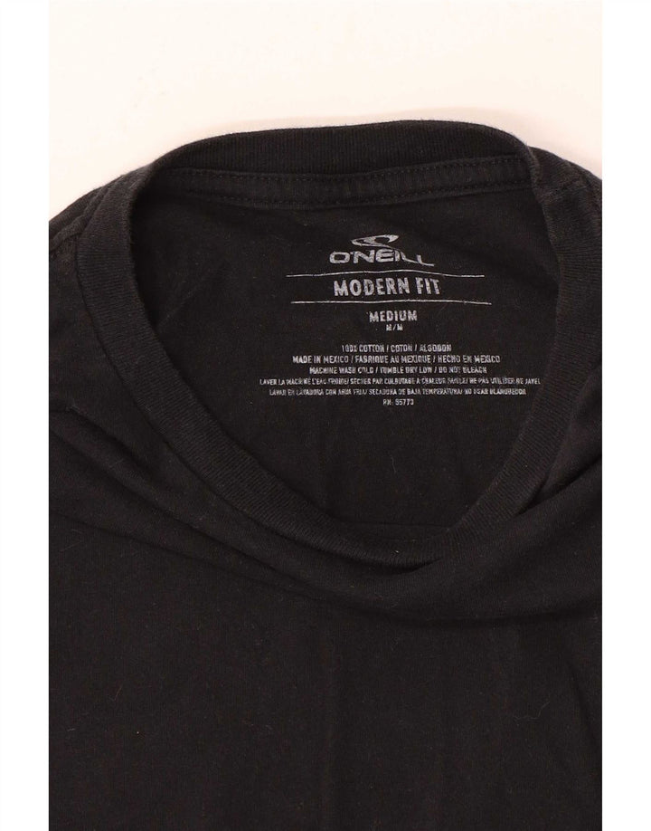 O'Neill Mens Modern Fit Graphic T-Shirt Top Medium Black Cotton