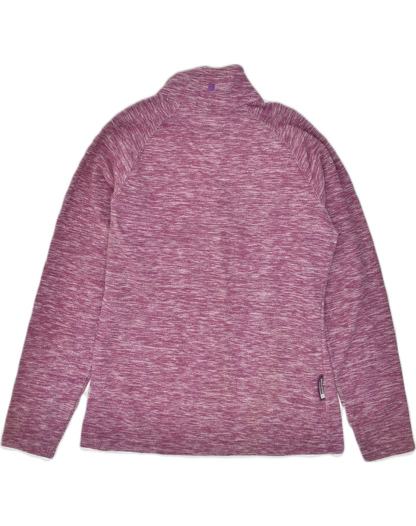 MOUNTAIN WAREHOUSE Womens Zip Neck Fleece Jumper UK 10 Small  Purple | Vintage Mountain Warehouse | Thrift | Second-Hand Mountain Warehouse | Used Clothing | Messina Hembry 