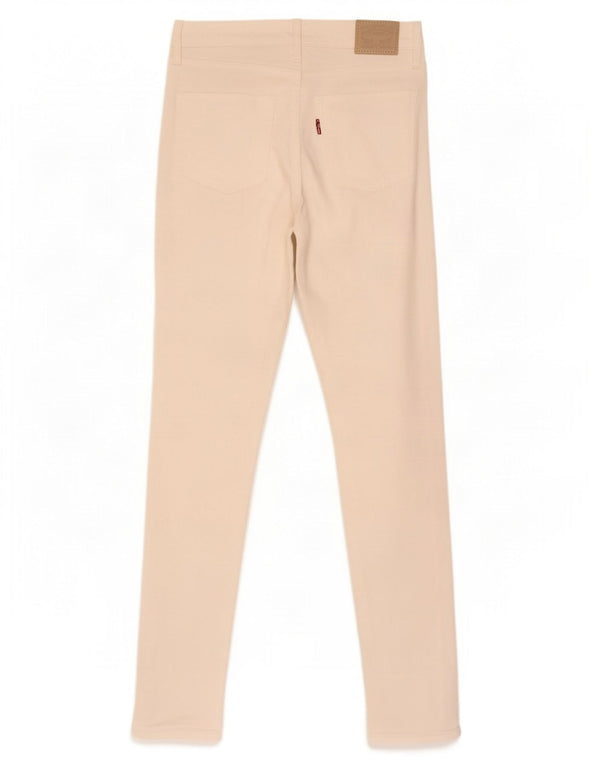 Levi's Womens 721 High Rise Skinny Jeans W26 L32 White Cotton
