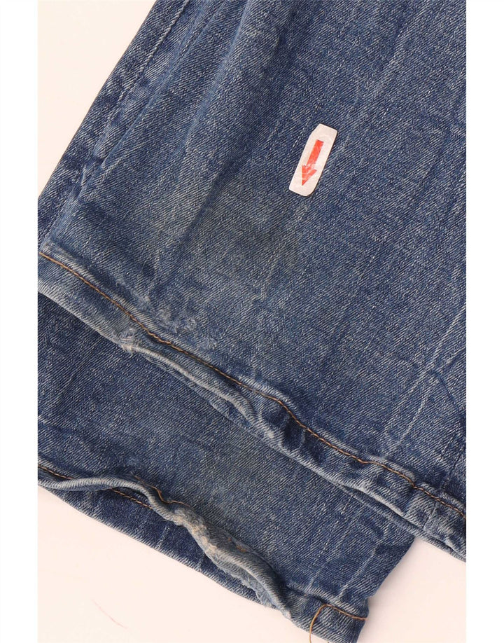 Zara Womens Flared Jeans EU 36 XS W26 L34 Blue
