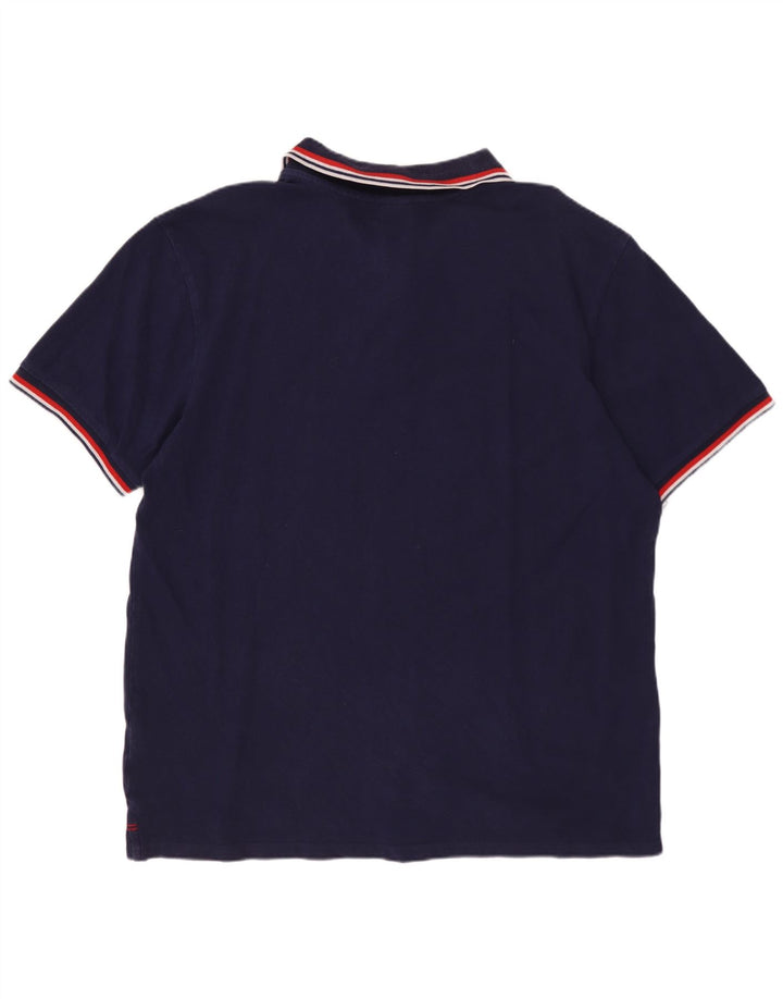 NORTH SAILS Mens Polo Shirt XL Navy Blue Cotton