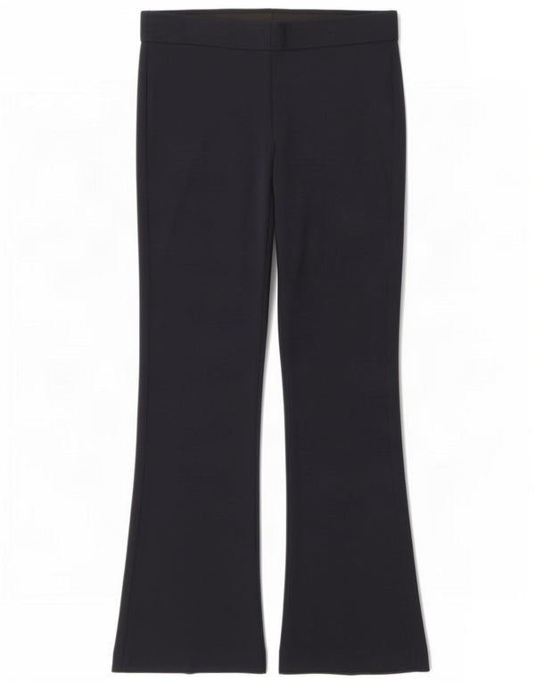 Marks & Spencer Womens Casual Trousers UK 10 Small W28 L29 Navy Blue