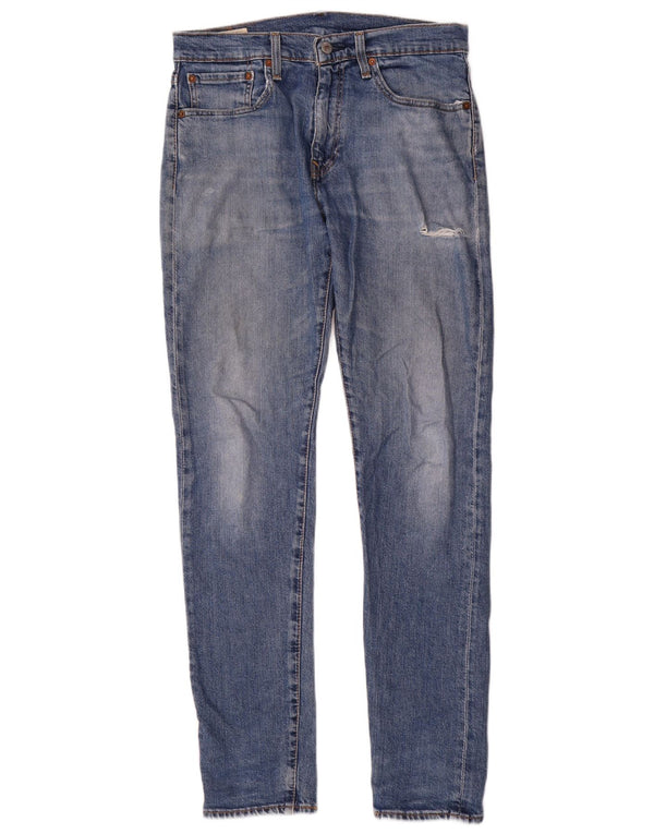 Levi's Mens 512 Slim Tapered Jeans W31 L34 Blue Cotton