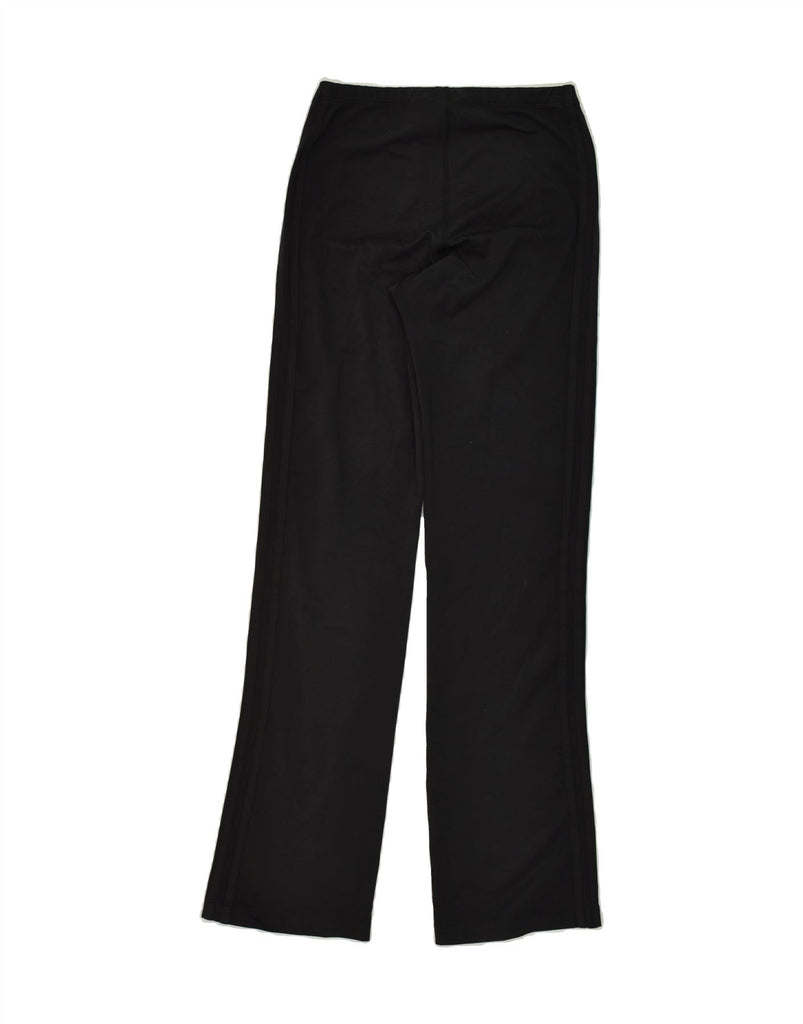 ADIDAS Womens Tracksuit Trousers UK 14 Medium Black Polyester | Vintage Adidas | Thrift | Second-Hand Adidas | Used Clothing | Messina Hembry 