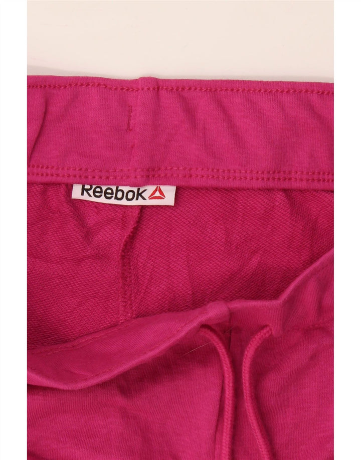 REEBOK Womens Sport Shorts UK 14 Medium  Pink Vintage Reebok and Second-Hand Reebok from Messina Hembry 