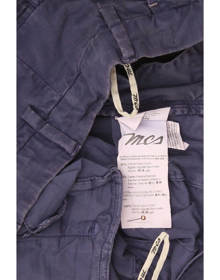 Marlboro Classics Mens Chino Trousers EU 48 Medium W32 L34 Navy Blue