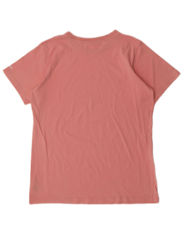 Columbia Girls Graphic T-Shirt Top 15-16 Years XL Pink Cotton