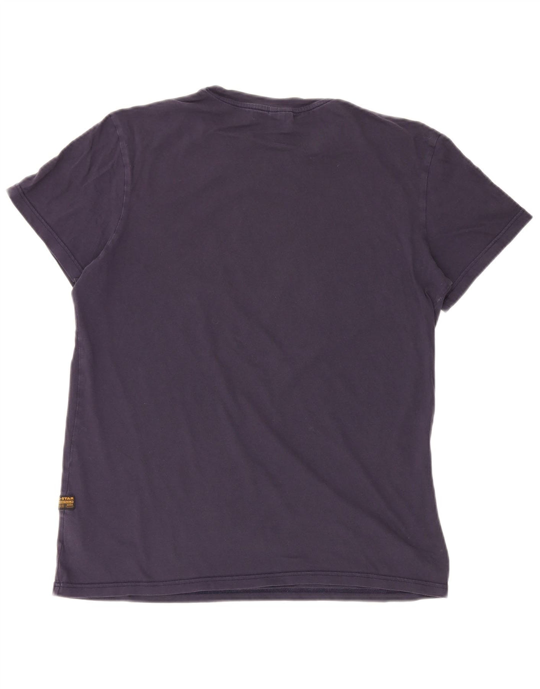 G-Star Mens Graphic T-Shirt Top Large Navy Blue Cotton
