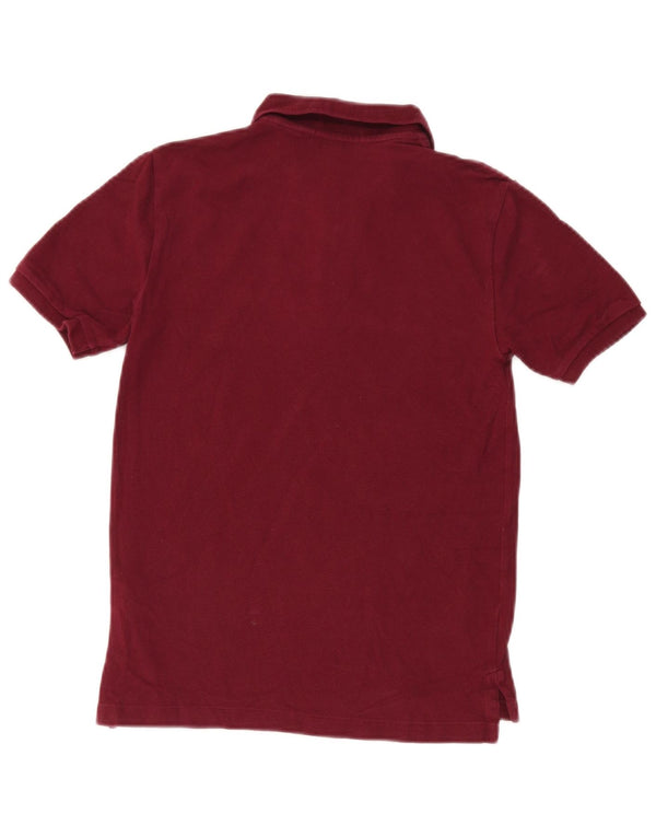 Polo Ralph Lauren Boys Polo Shirt 10-11 Years Medium Burgundy Cotton