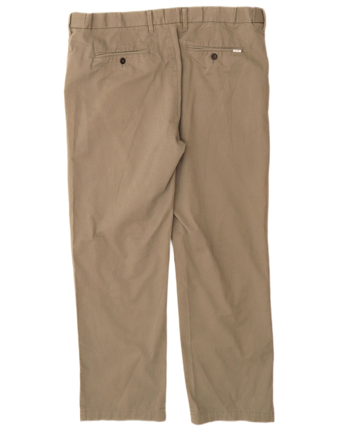 Marks & Spencer Mens Regular Fit Chino Trousers W40 L31 Grey Cotton